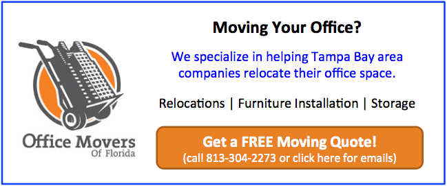 moving your business in tampa bay - call Office Movers of Florida